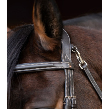 Bridon équitation X-Line avec muserolle combinée