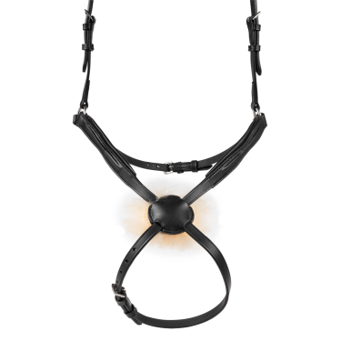 Bridon Waldhausen X-Line Cancún standard muserolle croisée Noir