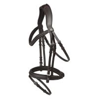 Bridon Waldhausen X-Line London muserolle combinée Noir Bridon Waldhausen X-Line London muserolle combinée Noir
