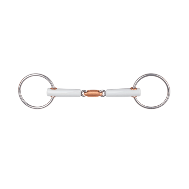 Mors de bride Beris double brisure anneau 6 cm