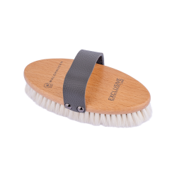 Brosse douce équitation poils de chèvre