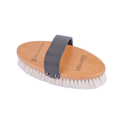 Brosse douce équitation poils de chèvre