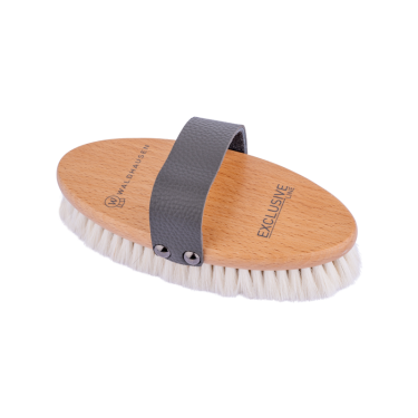 Brosse douce équitation poils de chèvre