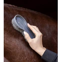 Brosse équitation 3-en-1 pour cheval et équipement