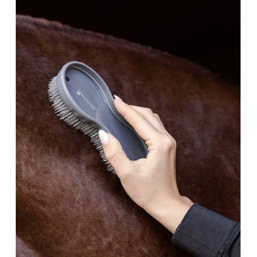 Brosse équitation 3-en-1 pour cheval et équipement