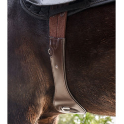 Sangle de selle Waldhausen en cuir Marron