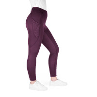 Legging Je t'aime Equithème Neva femme Prune Violet