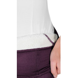 Legging Je t'aime Equithème Neva femme Prune Violet