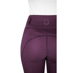 Legging Je t'aime Equithème Neva femme Prune Violet