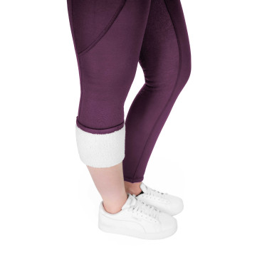 Legging Je t'aime Equithème Neva femme Prune Violet