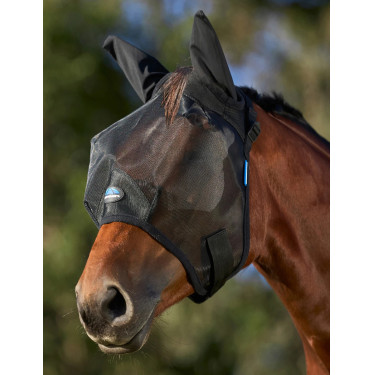 Masque anti-mouches ComFiTec Insect Guard avec oreilles Weatherbeeta Noir