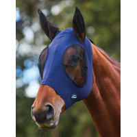 Masque anti-mouches ComFiTec Stretch avec oreilles Weatherbeeta Marine / noir Bleu