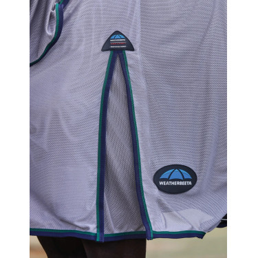 Couverture anti-mouches intégrale ComFiTec Zephyr Weatherbeeta Gris / marine / vert sapin Couverture anti-mouches intégrale ComFiTec Zephyr Weatherbeeta Gris / marine / vert sapin