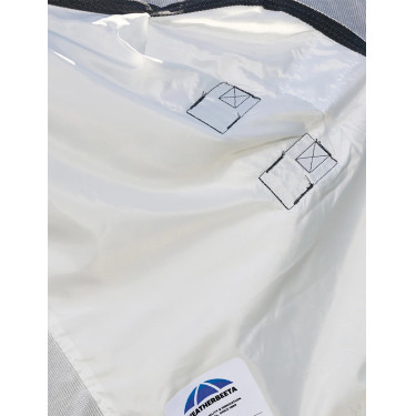 Couverture anti-mouches combo ComFiTec Tyro Weatherbeeta Blanc / charbon de bois Couverture anti-mouches combo ComFiTec Tyro Weatherbeeta Blanc / charbon de bois