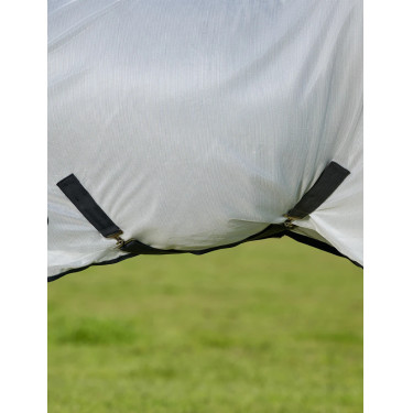 Couverture anti-mouches combo ComFiTec Tyro Weatherbeeta Blanc / charbon de bois Couverture anti-mouches combo ComFiTec Tyro Weatherbeeta Blanc / charbon de bois