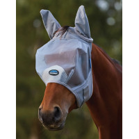 Masque anti-mouches en maille fine ComFiTec avec oreilles Weatherbeeta Gris