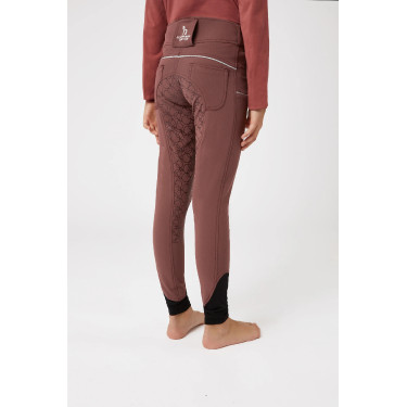 Pantalon d'équitation fond intégral en silicone Horze Leighton Ado poche téléphone Bordeaux Pantalon d'équitation fond intégral en silicone Horze Leighton Ado poche téléphone Bordeaux