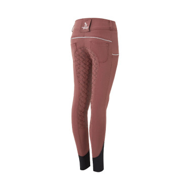 Pantalon d'équitation fond intégral en silicone Horze Leighton Ado poche téléphone Bordeaux Pantalon d'équitation fond intégral en silicone Horze Leighton Ado poche téléphone Bordeaux