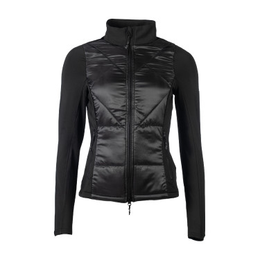 Veste bi-matières Prag II Style HKM Noir