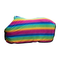 Couverture séchante Rainbow pour shettys HKM Rayures multicolores Motifs Couverture séchante Rainbow pour shettys HKM Rayures multicolores Motifs