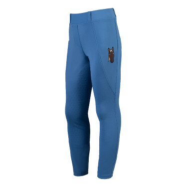 Legging Mia fond 1/1 en silicone HKM Bleu Legging Mia fond 1/1 en silicone HKM Bleu