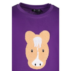 Polo à manches longues Amina HKM Lilas foncé Violet