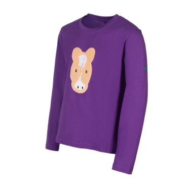 Polo à manches longues Amina HKM Lilas foncé Violet