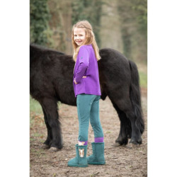 Polo à manches longues Amina HKM Lilas foncé Violet