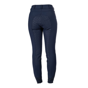 Pantalon softshell Chrysti fond 1/1 en silicone HKM femme Bleu foncé