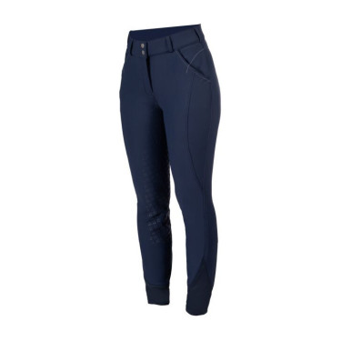 Pantalon softshell Chrysti fond 1/1 en silicone HKM femme Bleu foncé