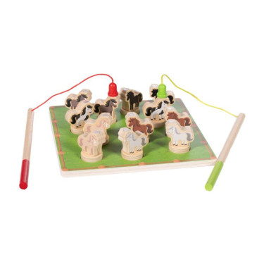 Jouet Pâturage pour chevaux HKM Bigarré Beige Jouet Pâturage pour chevaux HKM Bigarré Beige