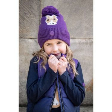 Bonnet Amina HKM enfant Lilas foncé Violet