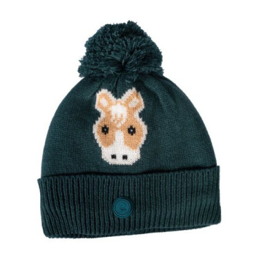 Bonnet Amina HKM enfant Pétrole Bleu