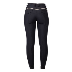 Pantalon d’équitation femme HKM Limone, basanes silicone Pantalon d’équitation femme HKM Limone, basanes silicone