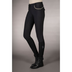Pantalon d’équitation femme HKM Limone, basanes silicone Pantalon d’équitation femme HKM Limone, basanes silicone