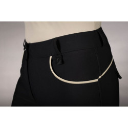 Pantalon d’équitation femme HKM Limone, basanes silicone Pantalon d’équitation femme HKM Limone, basanes silicone