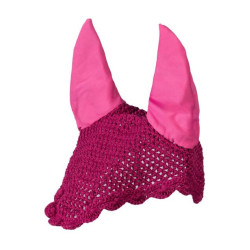Bonnet anti-mouches Manchester HKM Magenta Rose Bonnet anti-mouches Manchester HKM Magenta Rose