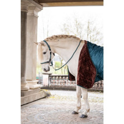 Couverture de boxe Winter II  HKM Petrol Bleu