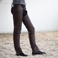 Chaps en cuir Blake Horze Marron foncé Chaps en cuir Blake Horze Marron foncé