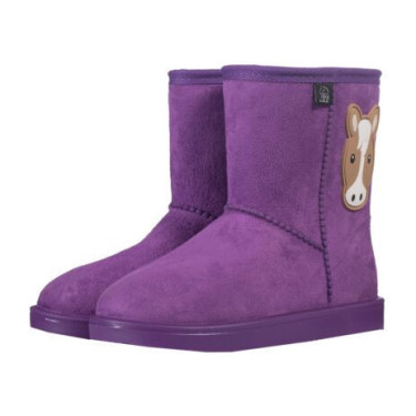 Bottes fourrées imperméables Davos Amina HKM Lilas foncé Violet
