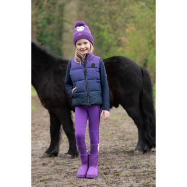 Bottes fourrées imperméables Davos Amina HKM Lilas foncé Violet