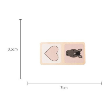 Domino HKM Bigarré Beige Domino HKM Bigarré Beige
