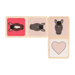 Domino HKM Bigarré Beige Domino HKM Bigarré Beige
