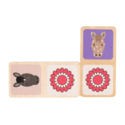 Domino HKM Bigarré Beige Domino HKM Bigarré Beige