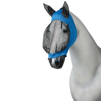 Masque anti-insectes Soft Stretch Horze Bleu