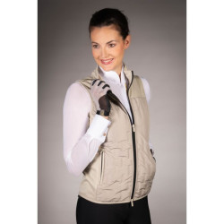 Veste sans manches Lauria Garrelli Limone femme Gris / beige