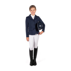 Veste de concours HKM Amy femme Bleu profond