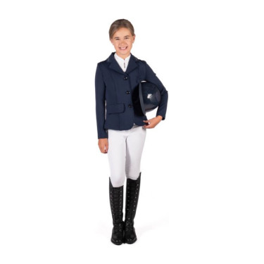 Veste de concours HKM Amy femme Bleu profond