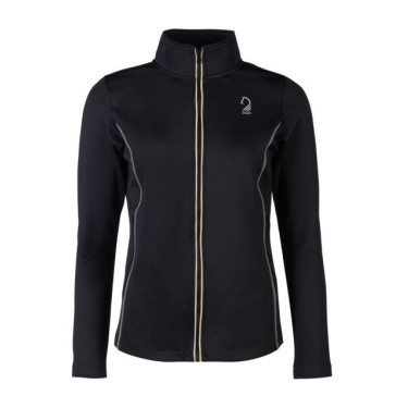 Sweat zippé équitation femme Lauria Garrelli Limone