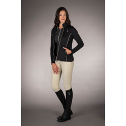 Sweat zippé équitation femme Lauria Garrelli Limone
